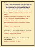 TACO BELL SHIFT LEAD EXAM AND PRACTICE EXAM LATEST 2025  ACTUAL EXAM WITH COMPLETE QUESTIONS AND CORRECT  DETAILED ANSWERS &lpar;100&percnt; VERIFIED ANSWERS&rpar; &vert;ALREADY  GRADED A&plus;&vert; &vert;&vert;PROFESSOR VERIFIED&vert;&vert; &vert;&vert;BRANDNEW&excl;&excl;&excl;&vert;&vert;