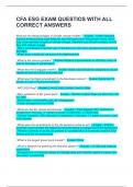 CFA ESG EXAM QUESTIOS WITH ALL CORRECT ANSWERS