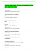 ARTERIAL BLOOD GAS INTERPRETATION STUDY GUIDE  2024--2025- TOP SCORE 