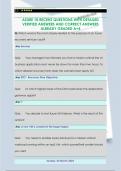 AZURE 104 RECENT QUESTIONS WITH DETAILED VERIFIED ANSWERS AND CORRECT ANSWERS ALREADY GRADED A&plus;