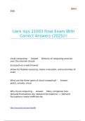 Uark Isys 21003 Final Exam With Correct Answers &lpar;2025&rpar;&excl;&excl;