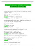 STNA PRACTICE TEST EXAMS 2 WITH VERIFIED QUESTIONS AND ANSWERS&period; &lpar;1&rpar;