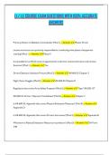 LI &sol;LE COURSE EXAM QUESTIONS WITH 100&percnt; ACCURATE ANSWERS