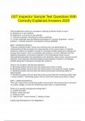  UST Inspector Sample Test Questions With Correctly Explained Answers 2025