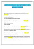 MASTER DRIVER TRAINER EXAM QUESTIONS WITH 100&percnt; ACCURATE SOLUTIONS