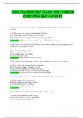 STNA PRACTICE TEST EXAMS 2 WITH VERIFIED QUESTIONS AND ANSWERS