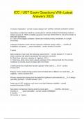 ICC &sol; UST Exam Questions With Latest Answers 2025