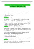 STNA PRACTICE TEST EXAMS WITH VERIFIED QUESTIONS AND ANSWERS&period;&period;&period;