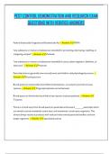 PEST CONTROL DEMONSTRATION AND RESEARCH EXAM QUESTIONS WITH VERIFIED ANSWERS