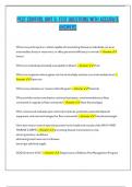 PEST CONTROL UNIT 6- TEST QUESTIONS WITH ACCURATE ANSWERS&period;