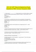  ICC U2 UST Decommissioning Exam Questions With Correct Answers 2025