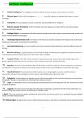 SOLUTIONS & INSTRUCTOR MANUAL for Artificial Intelligence A Modern Approach&comma; 4th Edition by Peter Norvig and Stuart Russell Updated A&plus;