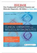 TEST BANK Tietz Fundamentals of Clinical Chemistry and Molecular Diagnostics&comma; 8th Edition by Nader Rifai