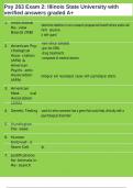 Psy 263 Exam 2&colon; Illinois State University with verified answers graded A&plus;