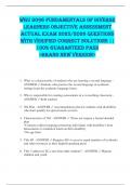 WGU D096 Fundamentals of Diverse  Learners OBJECTIVE ASSESSMENT  ACTUAL EXAM 2025&sol;2026 QUESTIONS  WITH VERIFIED CORRECT SOLUTIONS &vert;&vert;  100&percnt; GUARANTEED PASS  <BRAND NEW VERSION> 