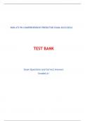 NGN ATI PN Comprehensive Predictor Exam 2023&sol;2024 Test Bank