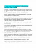 Practice RBC 3 Test&colon; Questions With Complete Solutions 100&percnt; Correct