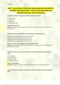 D307 - EDUCATIONAL PSYCHOLOGY AND HUMAN DEVELOPMENT OF CHILDREN AND ADOLESCENTS MOST TESTED QUESTIONS AND ANSWERS GRADED A&plus; WITH RATIONALES