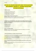 ASU BIO 345 UPDATED EXAM WITH MOST TESTED QUESTIONS AND ANSWERS &vert; GRADED A&plus; &vert; ASSURED SUCCESS WITH DETAILED RATIONALES