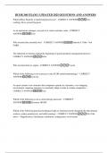 BCOR 360 EXAM 1 UPDATED 2025 QUESTIONS AND ANSWERS