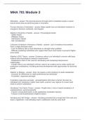 MHA 701 Module 2 Questions and Answers Graded A&plus;