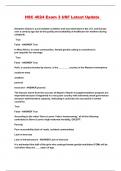 HSC 4624 Exam 3 USF Latest Update 