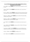 F&period;A&period;C&period;E FUNDAMENTALS OF CODE ENFORCEMENT LEVEL I QUESTIONS AND ANSWERS
