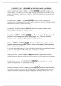 LMFT EXAM 1 UPDATED QUESTIONS AND ANSWERS