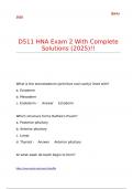 D511 HNA Exam 2 With Complete Solutions &lpar;2025&rpar;&excl;&excl;