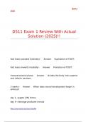 D511 Exam 1 Review With Actual Solution &lpar;2025&rpar;&excl;&excl;