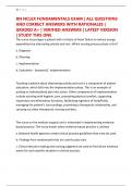 RN NCLEX FUNDAMENTALS EXAM &vert; ALL QUESTIONS AND CORRECT ANSWERS WITH RATIONALES &vert; GRADED A&plus; &vert; VERIFIED ANSWERS &vert; LATEST VERSION &vert; STUDY THIS ONE