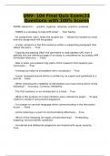 UNV- 104 Final Quiz Exam&vert;33 Questions with 100&percnt; Scores