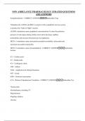 NSW AMBULANCE PHARMACOLOGY UPDATED QUESTIONS AND ANSWERS