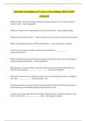 Basic EKG Exam Quizzes & 71 Ans&sol; A&plus; Score Solution&vert; 2025 LATEST UPDATED
