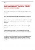 HPEX 300 FINAL EXAM LATEST EXAM &vert; QUESTIONS AND CORRECT ANSWERS &vert; GRADED A&plus; &vert; VERIFIED ANSWERS &vert; STUDY THIS ONE&excl;