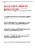 LPN ATI PHARMACOLOGY PROCTORED EXAM QUESTIONS AND CORRECT ANSWERS &vert; LATEST VERSION &vert; ALREADY GRADED A&plus; &vert; VERIFIED ANSWERS &lpar;JUST RELEASED&rpar;