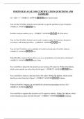 PORTFOLIO ANALYSIS CERTIFICATION QUESTIONS AND ANSWERS
