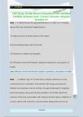 LSW Study Guide Recent Questions with Detailed  Verified Answers and  Correct Answers Already  Graded A&plus; 