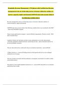 Hospitality Revenue Management &sol; 174 Quizzes with Certified Ans Revenue management is the act of directing sources of income within the confines of - Answer&colon; capacity&comma; supply and demand GOPPAR takes into account which of the following variables that is