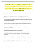 Hospitality Revenue Management &sol; 174 Quizzes with Certified Ans Revenue management is the act of directing sources of income within the confines of - Answer&colon; capacity&comma; supply and demand GOPPAR takes into account which of the following variables that is