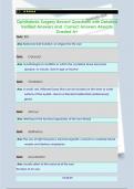 Ophthalmic Surgical Assistant Questions and Correct Answers