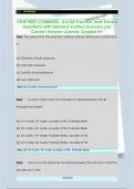 VTNE PREP COMBINED&comma; AAVSB Practice Tests Recent  Questions with Detailed Verified Answers and   Correct Answers Already Graded A&plus;