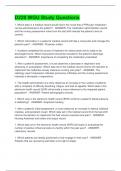 D220 WGU Study Questions