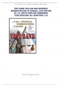 TEST BANK FOR  LAW AND BUSINESS ADMINIST RATIONGING CANADA&comma; G15THGEDITION GBY GJ GE&period; GSMYTH AND DANGSOBERMAN&vert; 9780134841298&vert; ALL CHAPTERS 1-32