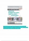 Illustrated Dental Embryology Histology and Anatomy5th Edition Fehrenbach Test Bank CHAPTER 1 TO CHAPTER 8 QUESTIONS AND ANSWERS SOLUTION&period;pdf