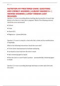 NUTRITION ATI PROCTORED EXAM &vert; QUESTIONS AND CORRECT ANSWERS &vert; ALREADY GRADED A&plus; &vert; VERIFIED ANSWERS &vert; LATEST VERSION &lpar;JUST RELEASED&rpar;