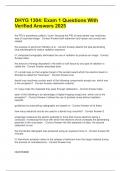 DHYG 1304&colon; Exam 1 Questions With  Verified Answers 2025