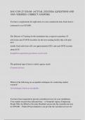 DAU CON 237 EXAM &lpar;ACTUAL 2025&sol;2026&rpar; &vert; QUESTIONS AND  100&percnt; VERIFIED CORRECT ANSWERS