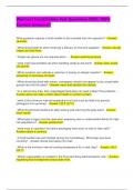 Walmart Food&sol;Safety Test Questions With 100&percnt; Correct Answers&excl;&excl;