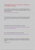 LAB400 EPIC EXAM &lpar;ACTUAL 2025&sol;2026&rpar; 147 QUESTIONS  AND VERIFIED ANSWERS